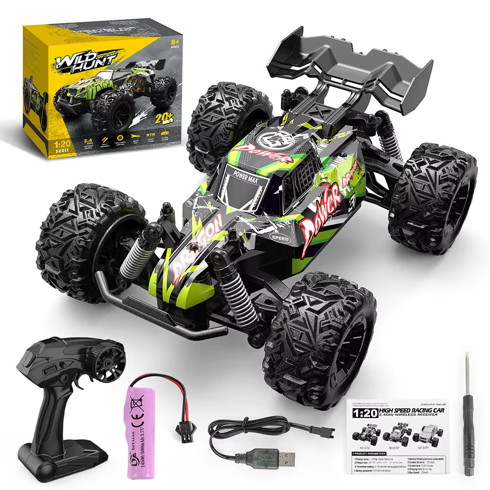 1:20 off Road RC Car 2.4G Radio Remote Control Cars RTR High Speed Climbing Drift Remote Control Monster Truck Toys for Children