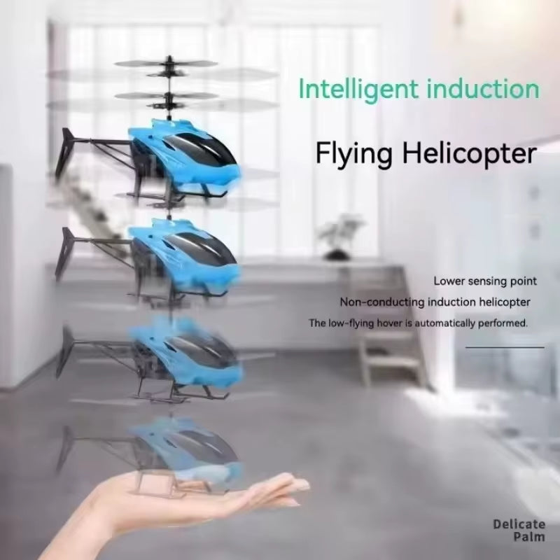 Rechargeable Mini RC Drone Remote Safe Fall-Resistant RC Helicopters Drone Children Toys