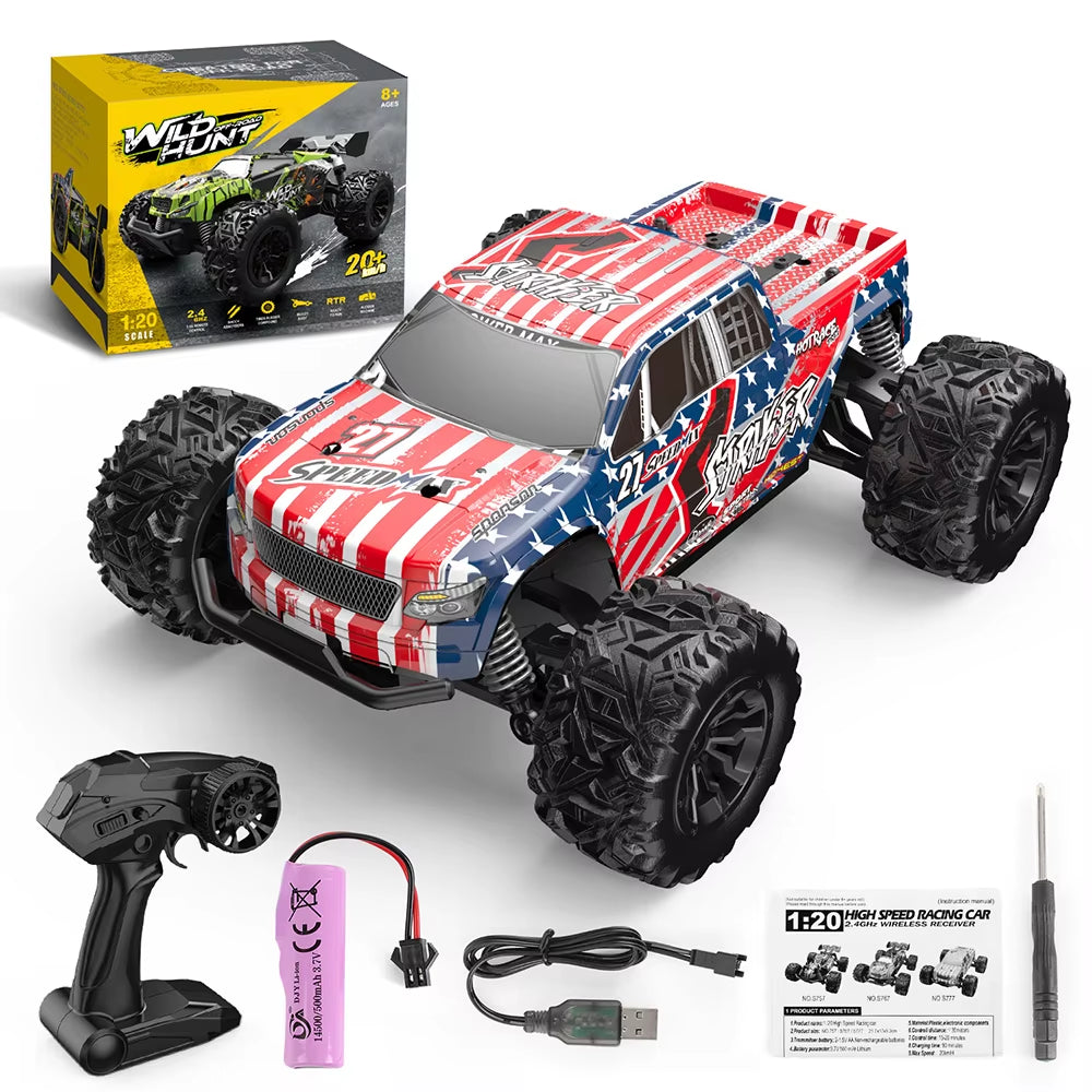 1:20 off Road RC Car 2.4G Radio Remote Control Cars RTR High Speed Climbing Drift Remote Control Monster Truck Toys for Children