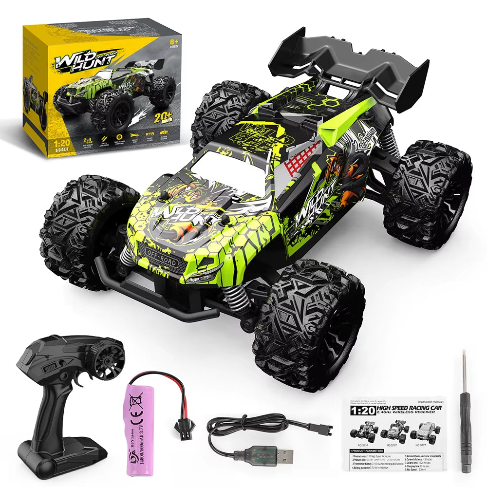 1:20 off Road RC Car 2.4G Radio Remote Control Cars RTR High Speed Climbing Drift Remote Control Monster Truck Toys for Children