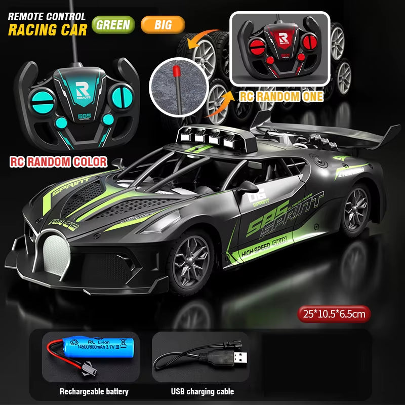 RC Sports Car High Speed Super Remote Control Mini Model Electric Vehicle Drift Racing Car for Kids Educational Toys for Boys