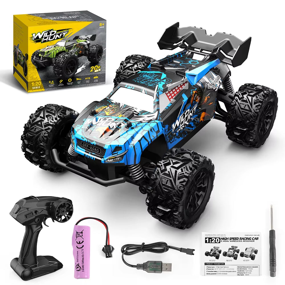 1:20 off Road RC Car 2.4G Radio Remote Control Cars RTR High Speed Climbing Drift Remote Control Monster Truck Toys for Children