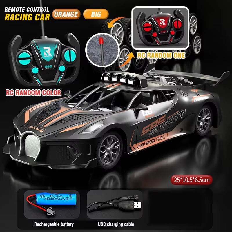 RC Sports Car High Speed Super Remote Control Mini Model Electric Vehicle Drift Racing Car for Kids Educational Toys for Boys